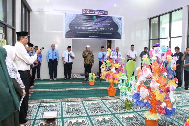 Tasyakuran Khatam Qur’an yang dirangkaikan dengan Peringatan Maulid Nabi Muhammad SAW 1446H Tahun 2024